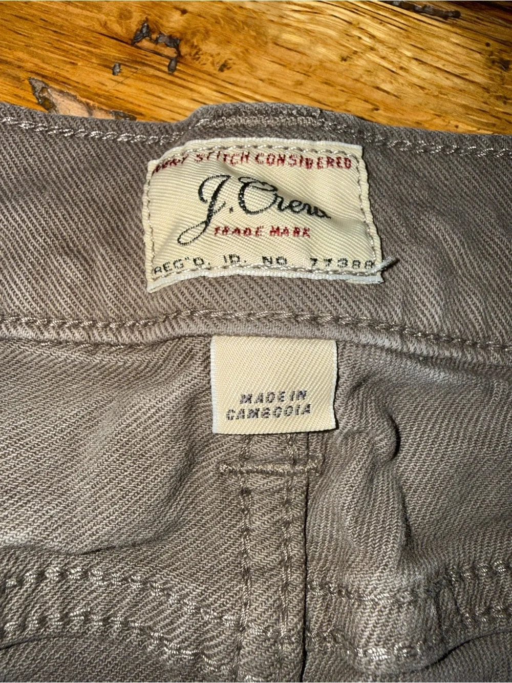 J. Crew Slim Straight Pants in brown 31 x32